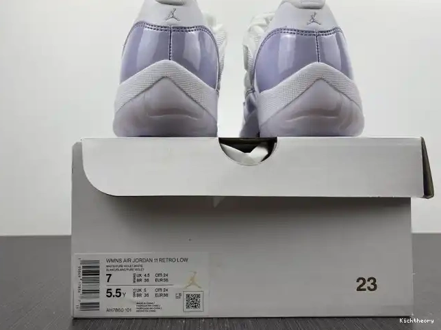 Kick Theory Violet 11 WMNS AH7860-101 Pure Air Jordan Low 0518